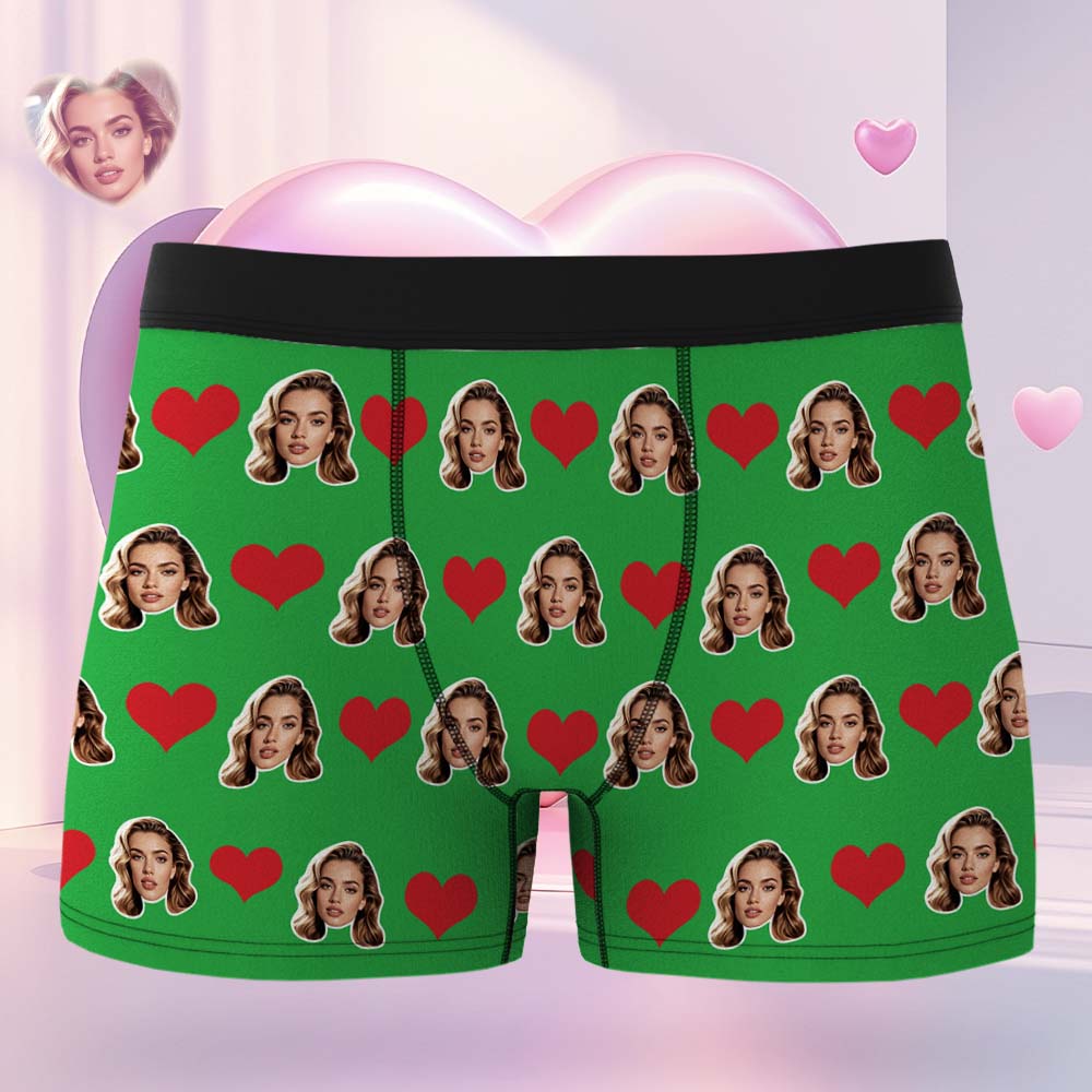 Customized Boxer Birthday Gifts for Boyfriend Heart Valentine's Day Gift- 5 Colors - Giftlab