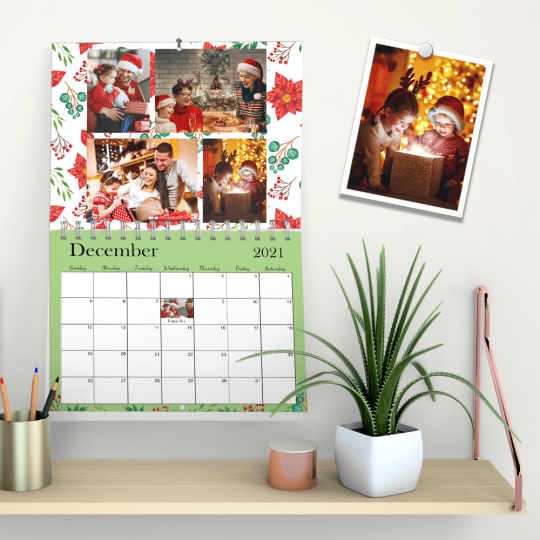 Custom Wall Calendar New Year Calendar for Christmas