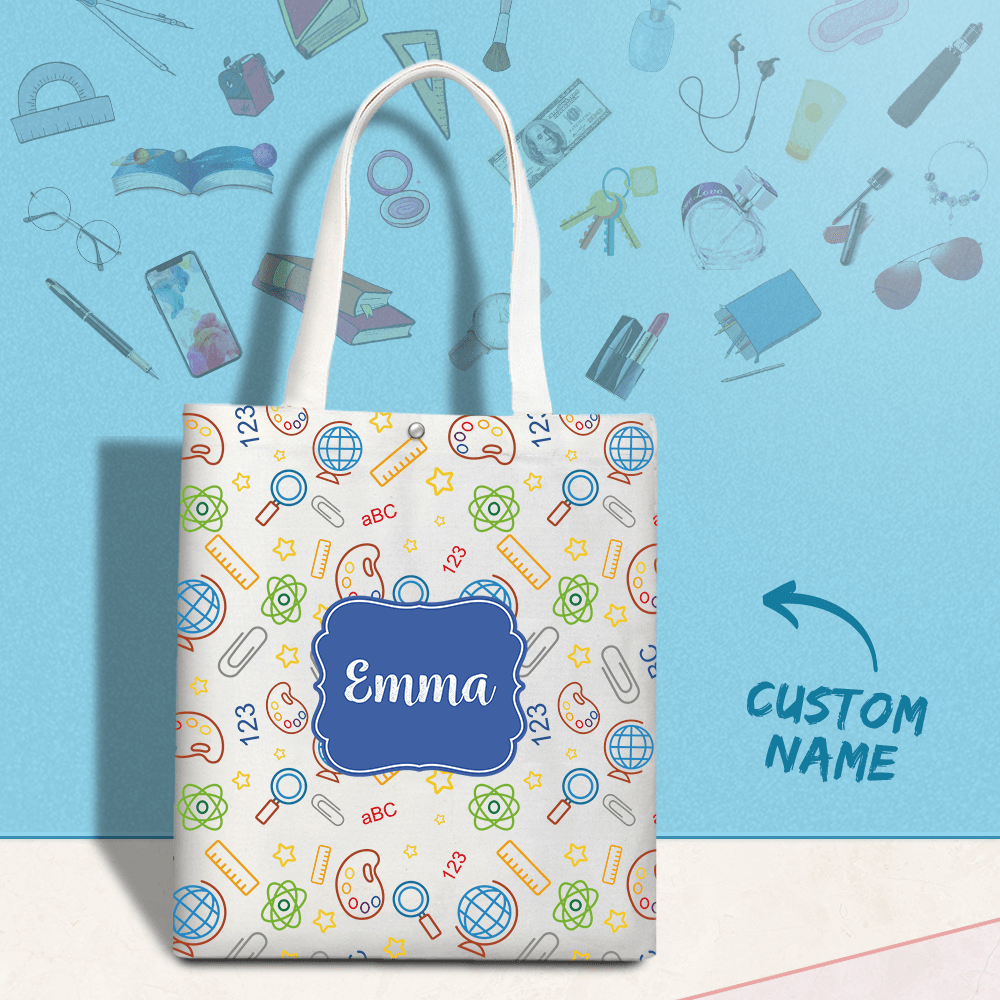 Custom Text Handbag For Woman Summer For Shopping Bag - Giftlab