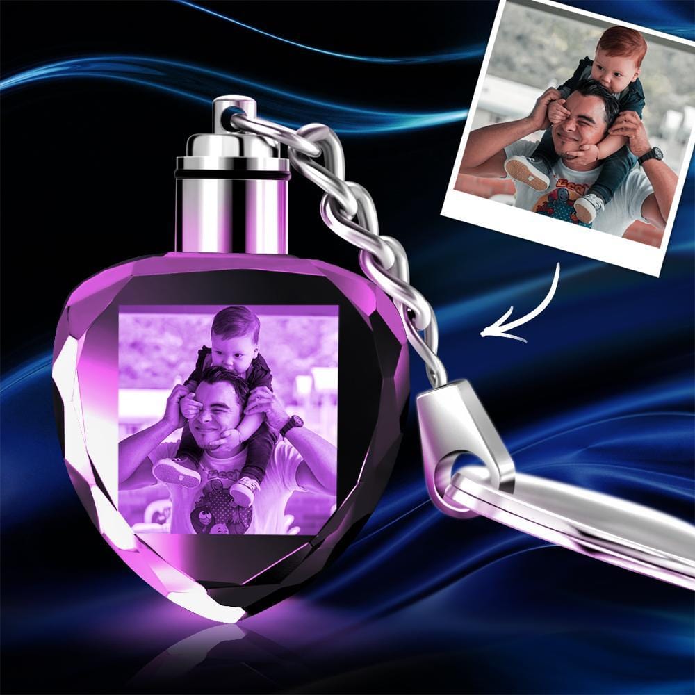 Father's Day Keychain Fathers Day Gift Custom Keychain With Photo - Giftlab