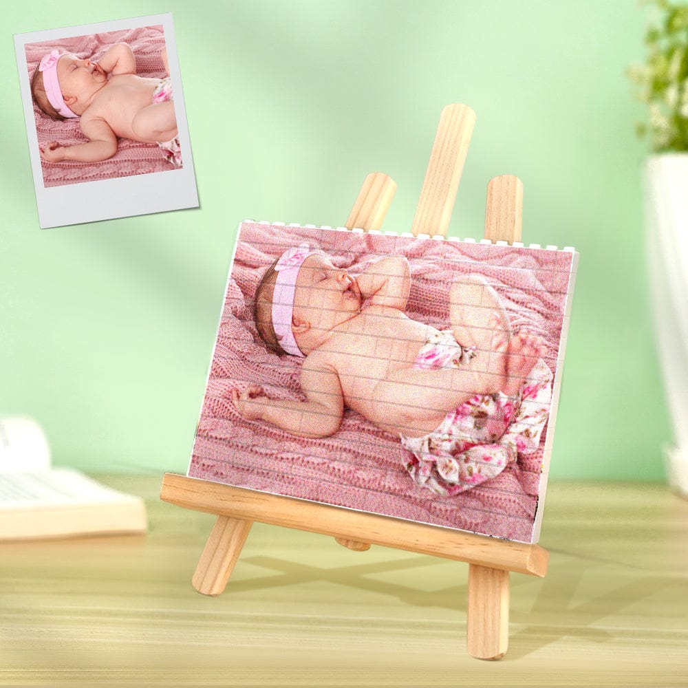 Custom Building Brick Custom Photo Block Square Shape Gifts for Children - Giftlab