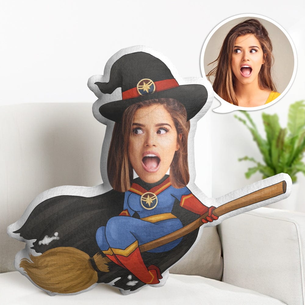 Halloween Pillow Gifts Custom Face Pillow Personalized Wizard Minime Pillow Halloween Gifts - Giftlab
