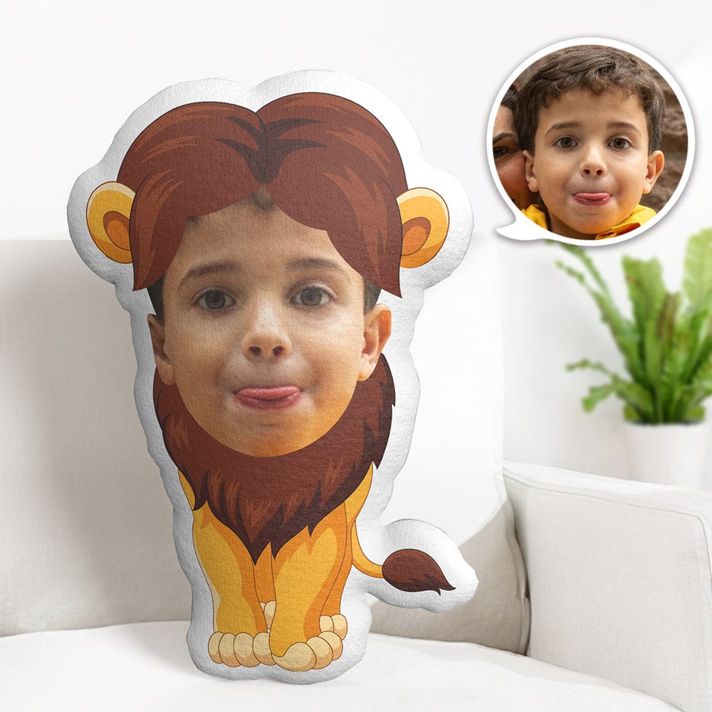 Custom Face Pillow Personalized Photo Pillow Singham MiniMe Pillow Gifts for Kids - Giftlab