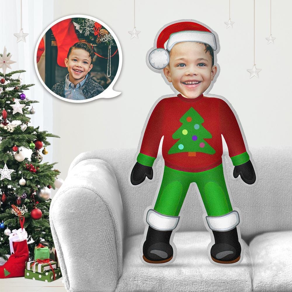 Face Pillows Personalized Pillows Christmas Costume boy Throw Pillow MiniMe Pillow Gag Gifts Christmas Gifts For Kid - Giftlab