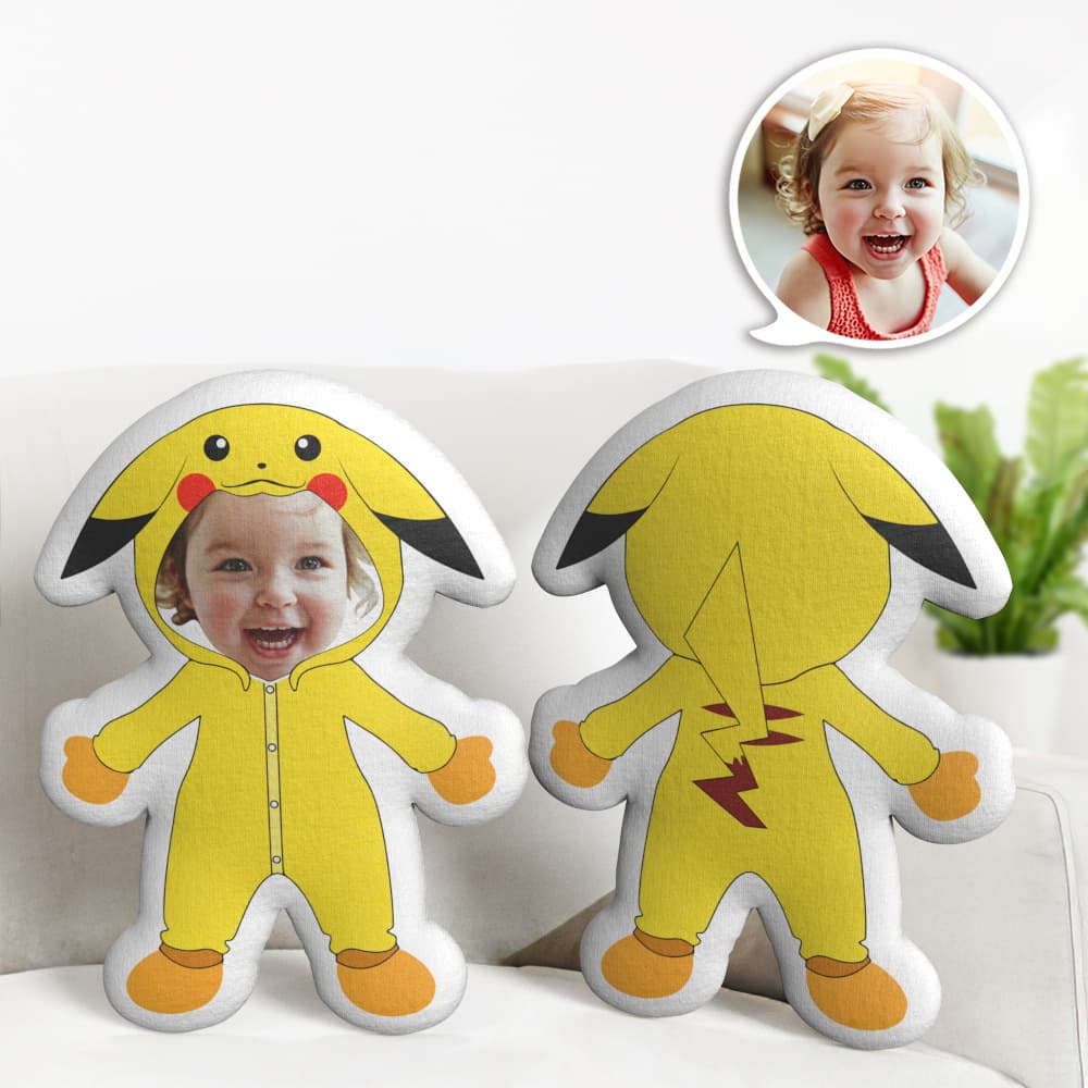 Custom Face Cute Pillow Mini Me Doll Human Gift Personalized Face Doll Gift - Giftlab