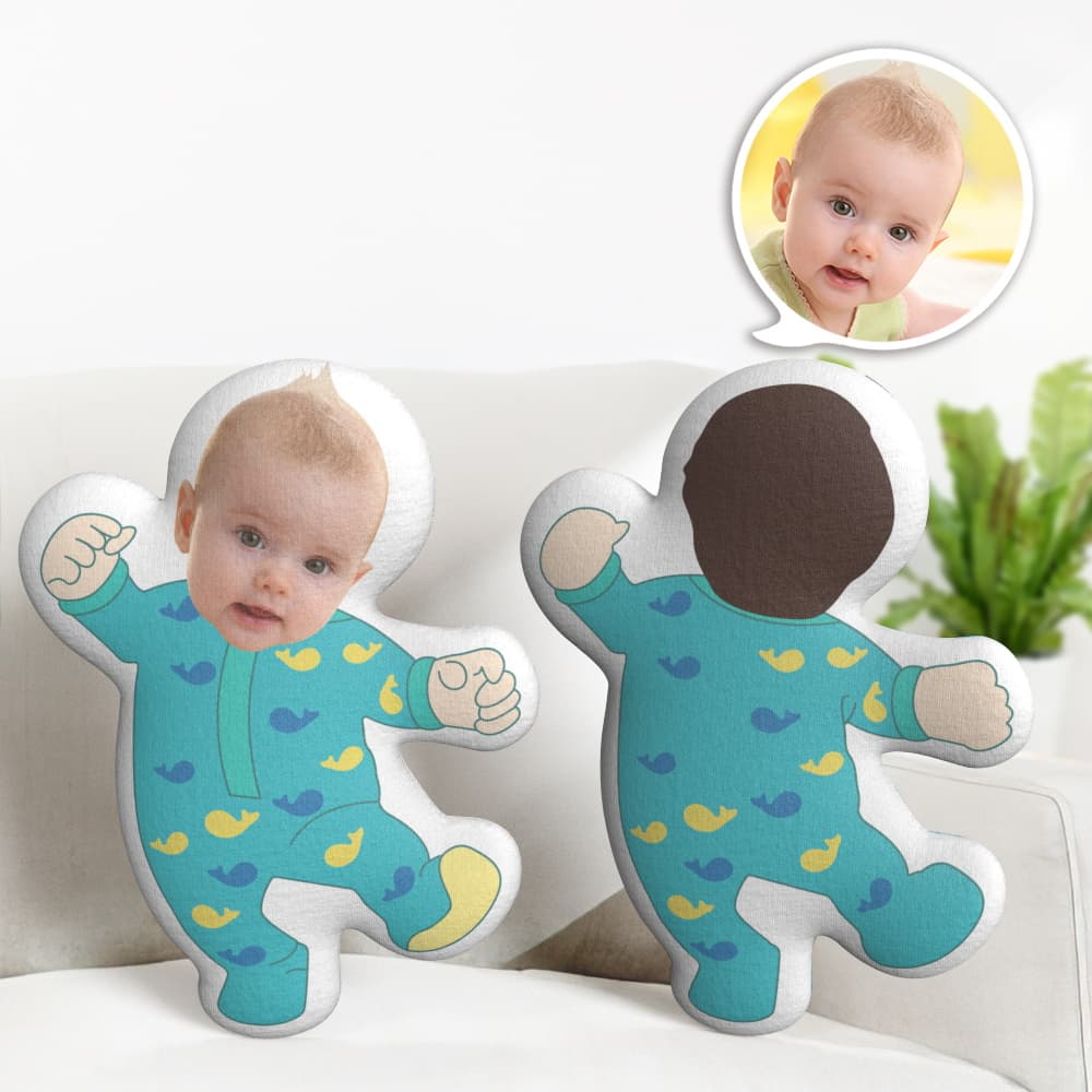 Custom Face Cute Pillow MiniMe Doll Baby Gift Personalized Face Doll Gift - Giftlab