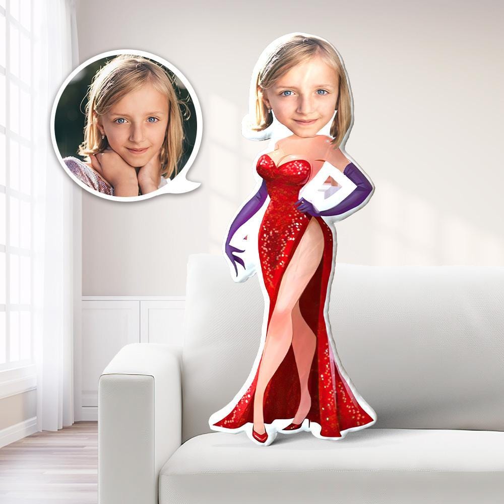 Custom Face Minime Pillow Personalized Photo Pillow Sexy Lady Gag Gifts For Girl - Giftlab