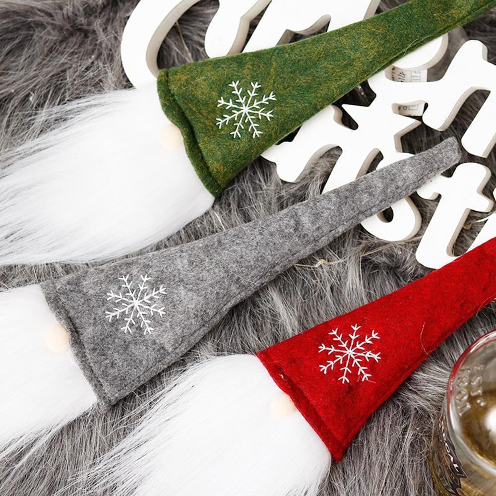 Cute Gnome Hat Wine Bottle Cover Christmas Gift for Wife - Giftlab