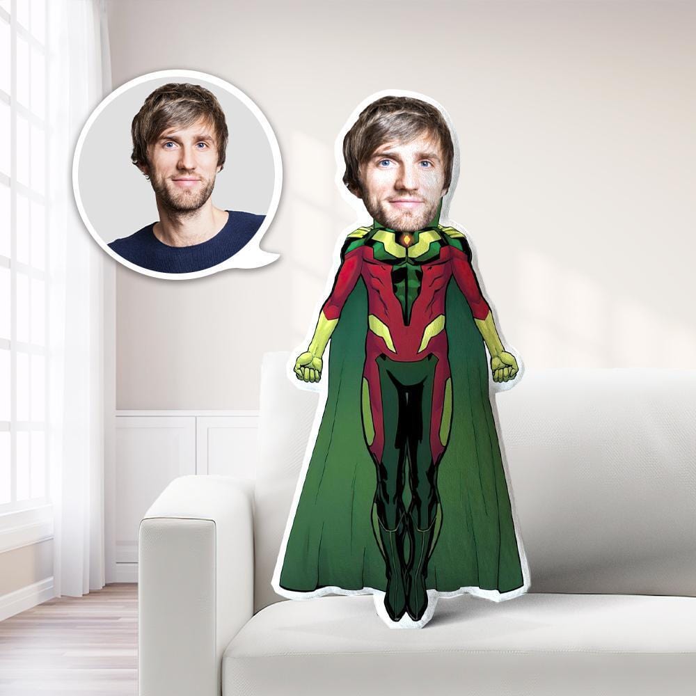 Personalized Photo Pillow Vision Photo Pillow Costume Doll Unique Gift For Children - Giftlab