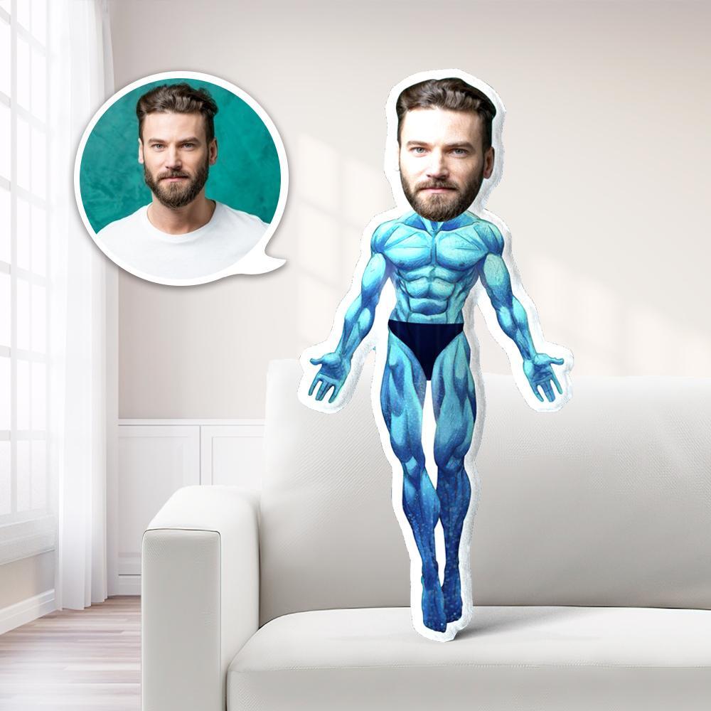 Personalized Photo Pillow Doctor Manhattan Photo Pillow Costume Doll Unique Gift Valentines Day Gift - Giftlab