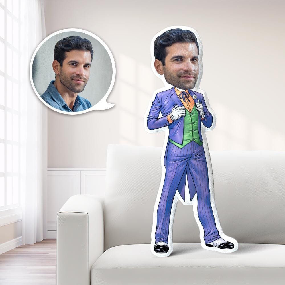 Personalized Photo Pillow The Joker Photo Pillow Costume Doll Unique Gift Valentines Day Gift - Giftlab