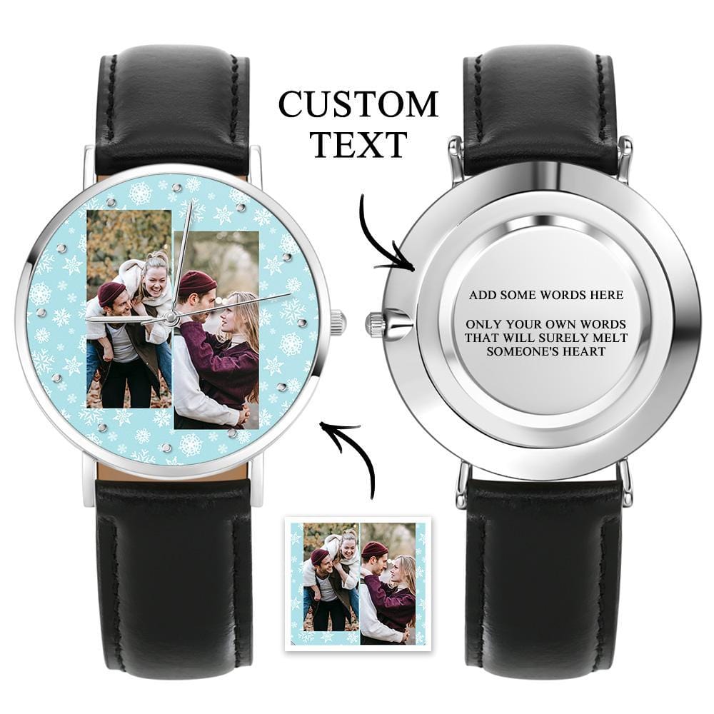Photo Watch Engraved Watches Personalized Gifts for Girlfriend - Giftlab