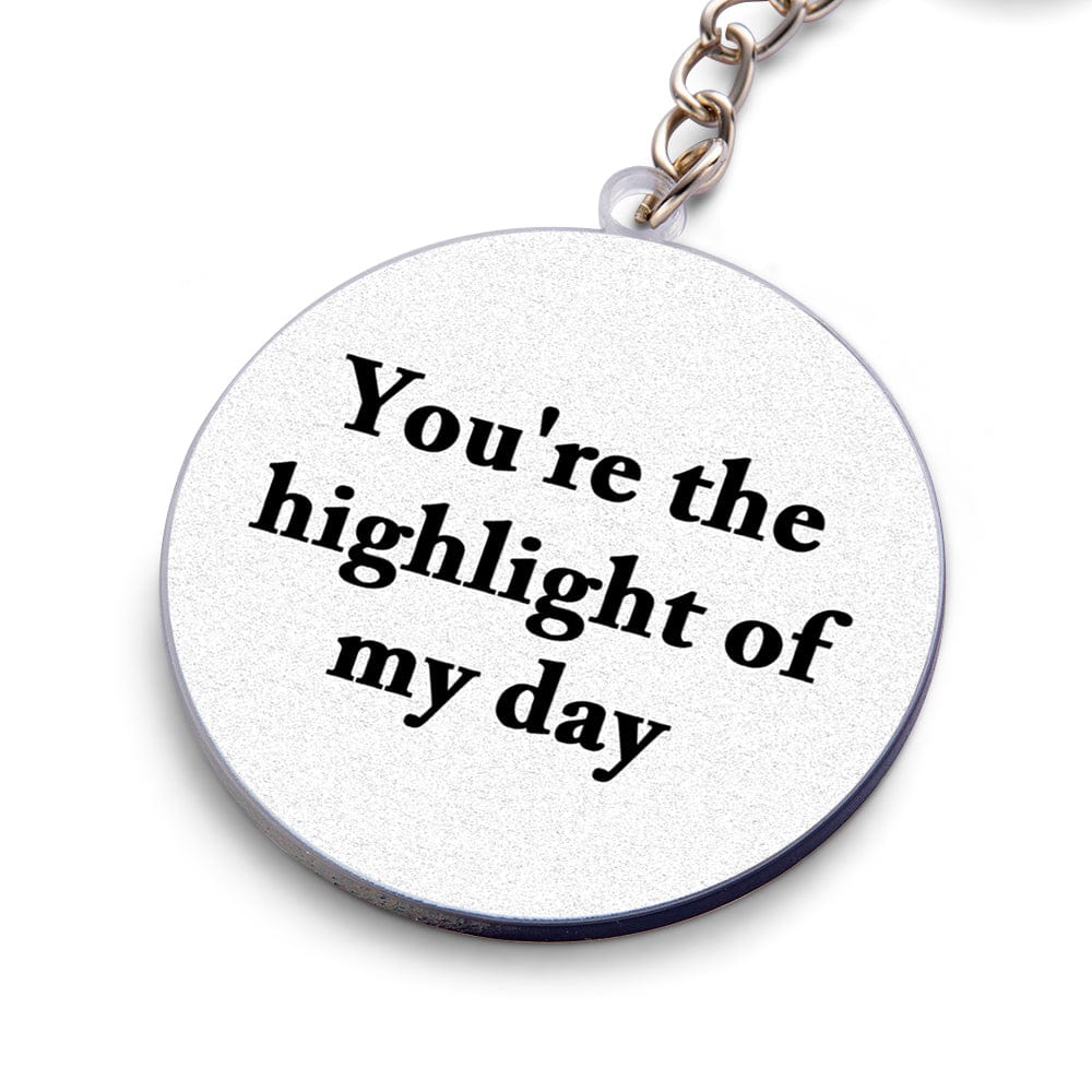 Custom Moon Phase Keychain Personalized Anniversary Gift for Him Birthday Gift for Man - Giftlab