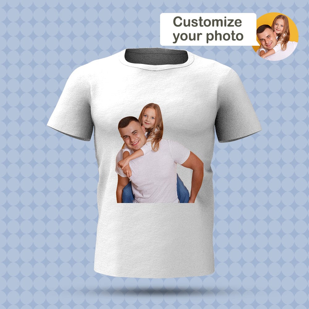 Father's Day Shirts Custom Photo T-shirt Gift From Daughter Gifts For Dad - Giftlab