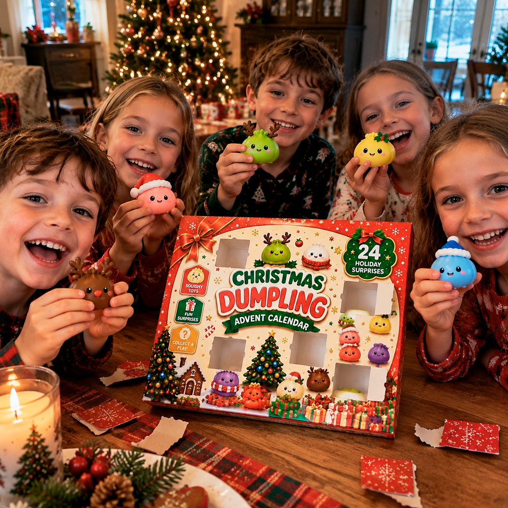 Squishy Dumpling Advent Calendar 2026 Christmas Advent Calendar Squishy Surprise Gifts For Kids