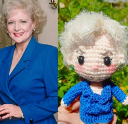 Custom Crochet Doll Handmade Woven Dolls Memorial Gifts for Grandma - Giftlab