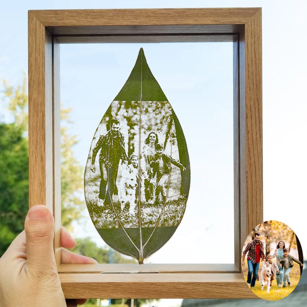 Personalized Leaf Bookmark Custom Leaf Carving Bookmarks Gift for Family - Giftlab