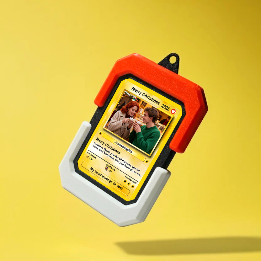 Custom Poke Card Personalized Photo Gift For Couple Christmas Gift