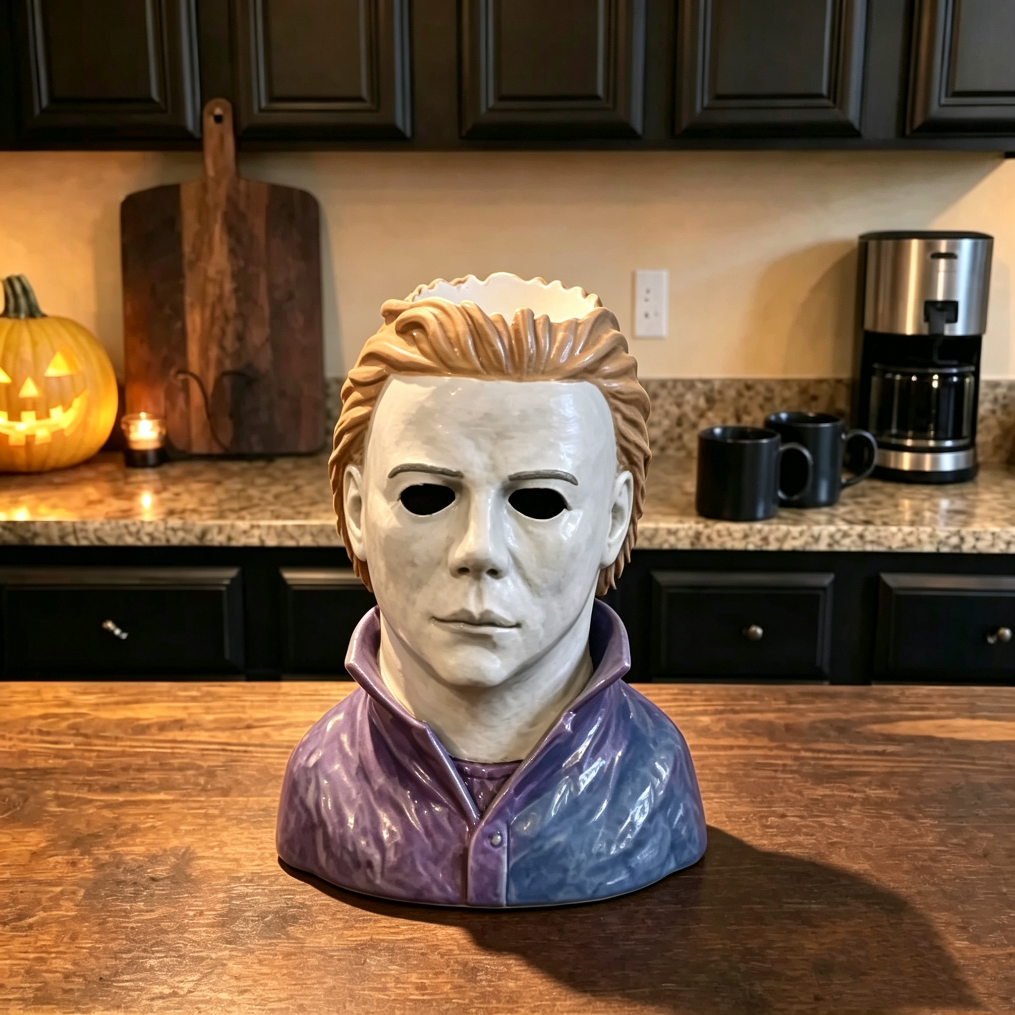 Horror Knife Block The Ultimate Slasher Knife Block Resin Horror Movie Knife Holder