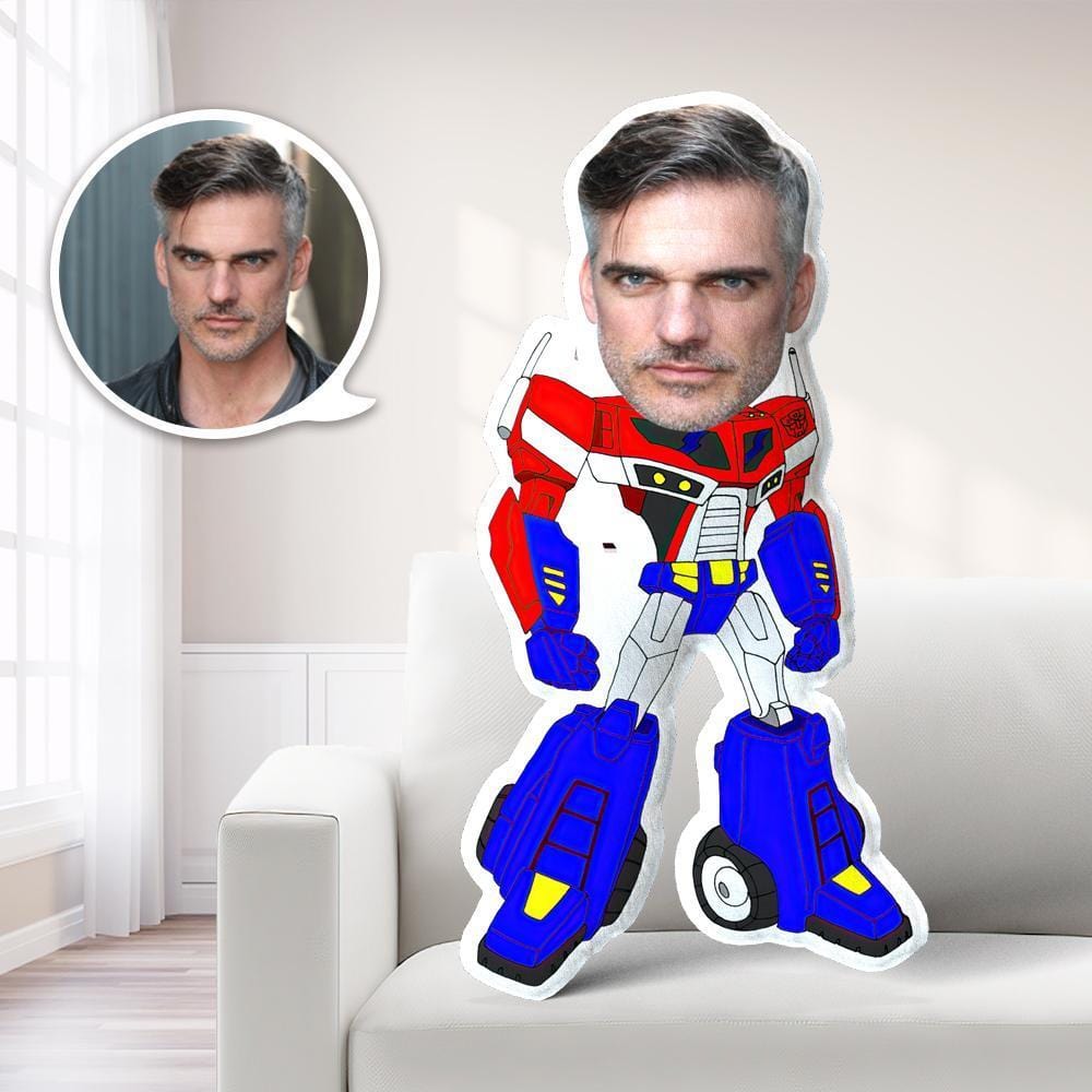 Face Pillows Custom Minime Dolls Custom Pillows Optimus Prime Personalized Easter Gifts - Giftlab