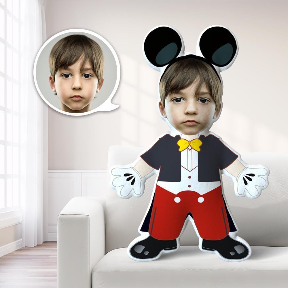 Face Pillows Custom Minime Dolls Custom Pillows Mickey Costume Personalized Easter Gifts For Kid - Giftlab
