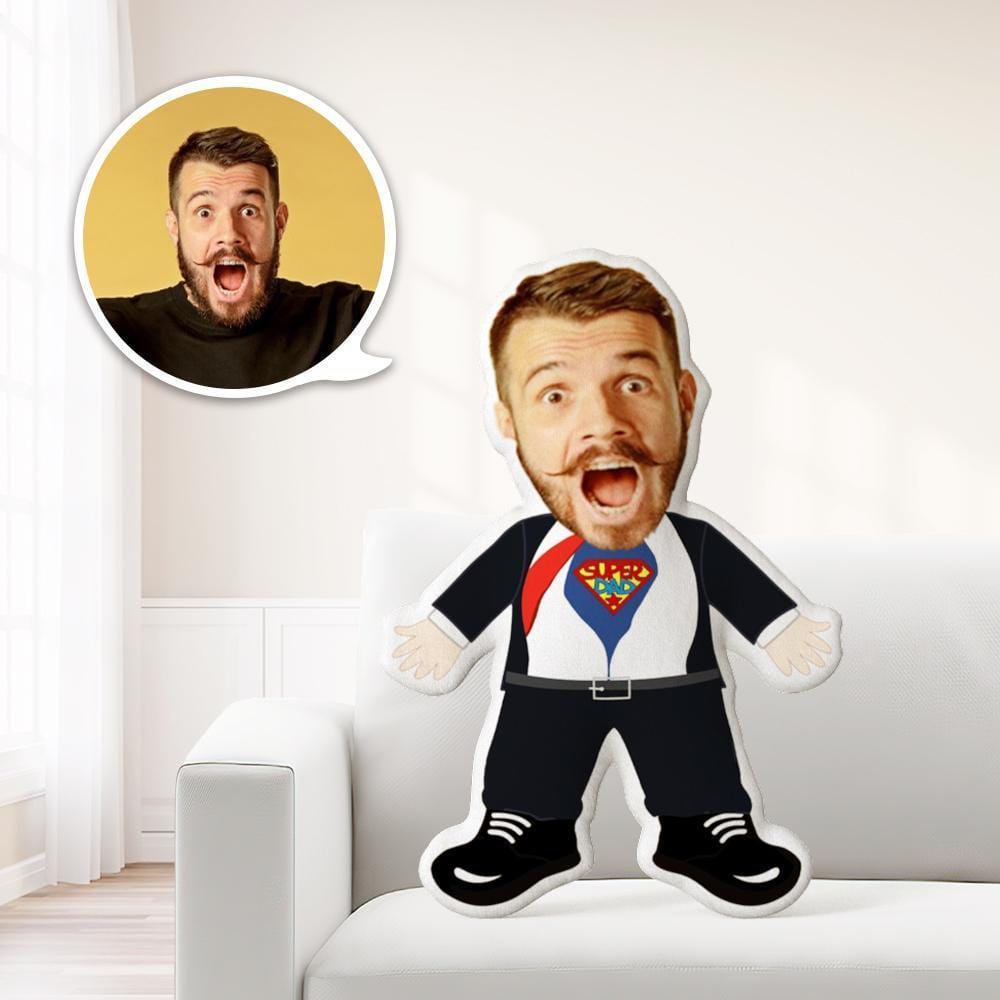 Face Pillows Custom Minime Dolls Custom Pillows Superdad Costume Personalized Easter Gifts - Giftlab