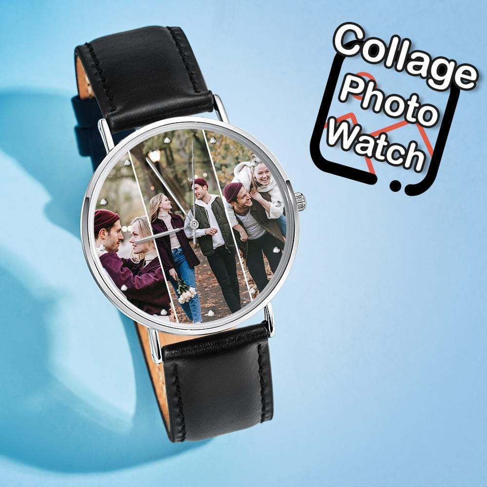 Photo Watch Engraved Watches for Men Gifts for Him - Giftlab
