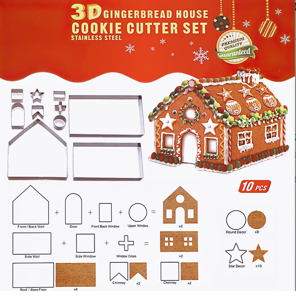 Cookie Cutters 3D Printing Cookie Cutter Set Christmas Biscuit Cutter Kitchen Gifts - Giftlab