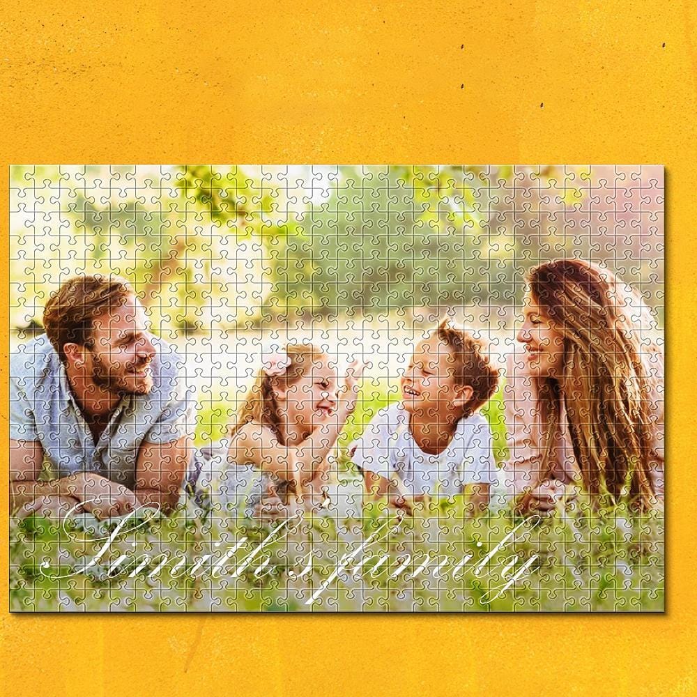 Personalized Jigsaw Puzzle Anniversary Gifts for Family - Giftlab