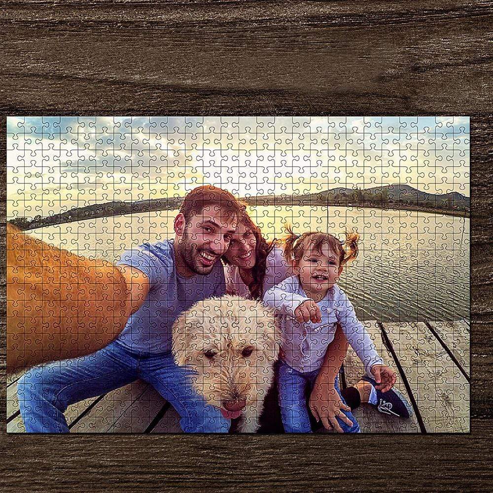 Personalized Picture Puzzle Anniversary Gifts For Grandpa - Giftlab