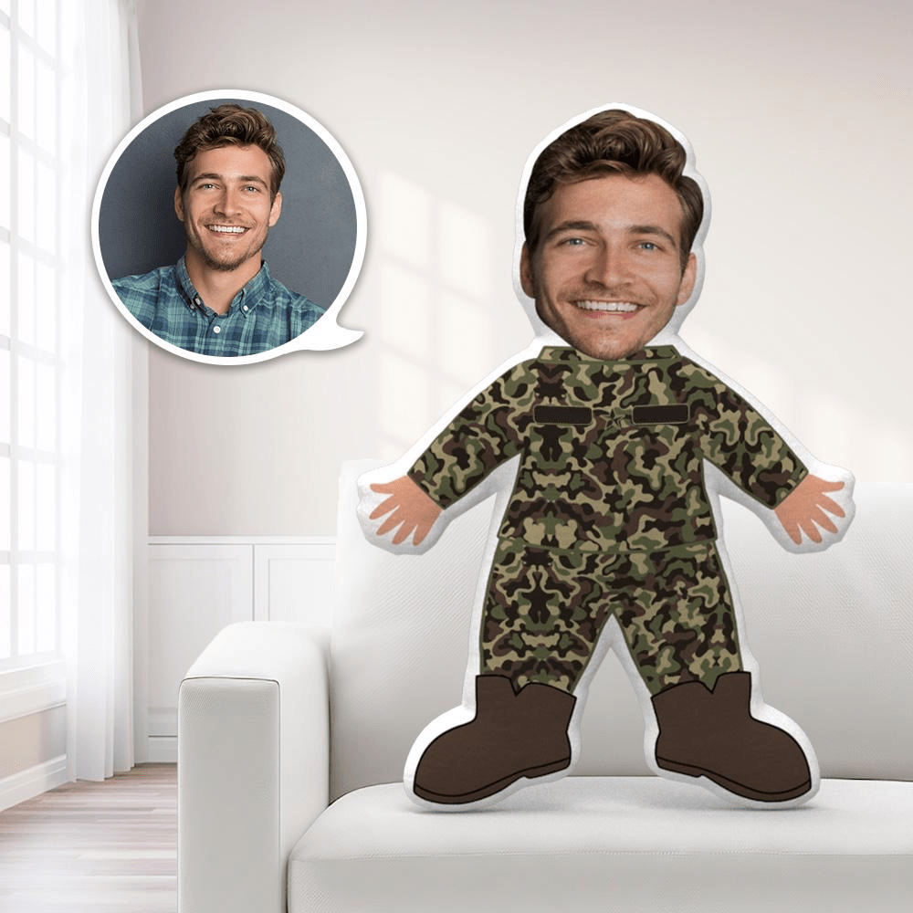 Face Pillows Personalized PillowsStuffed Toy With Your Face Marine Veterans Airforce Boby Pillow Gag Gifts Funny Teacher Gifts - Giftlab