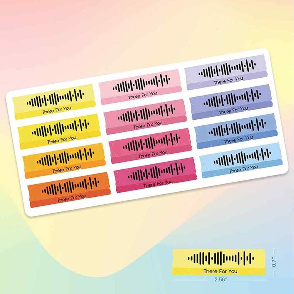 Custom Spotify Code Sticker Music Stickers Valentine's Day Stickers Gifts - Giftlab