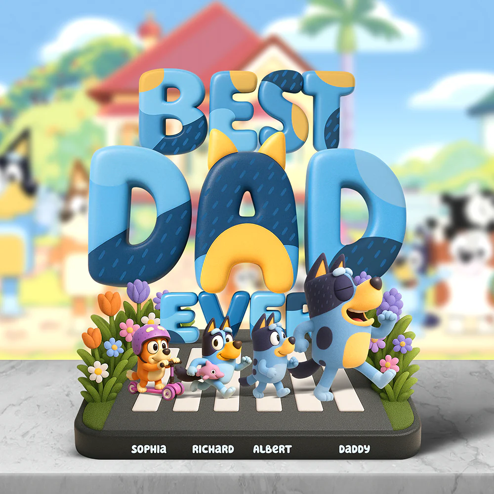 Dog Dad Plaque - Personalized Gifts - Giftlab