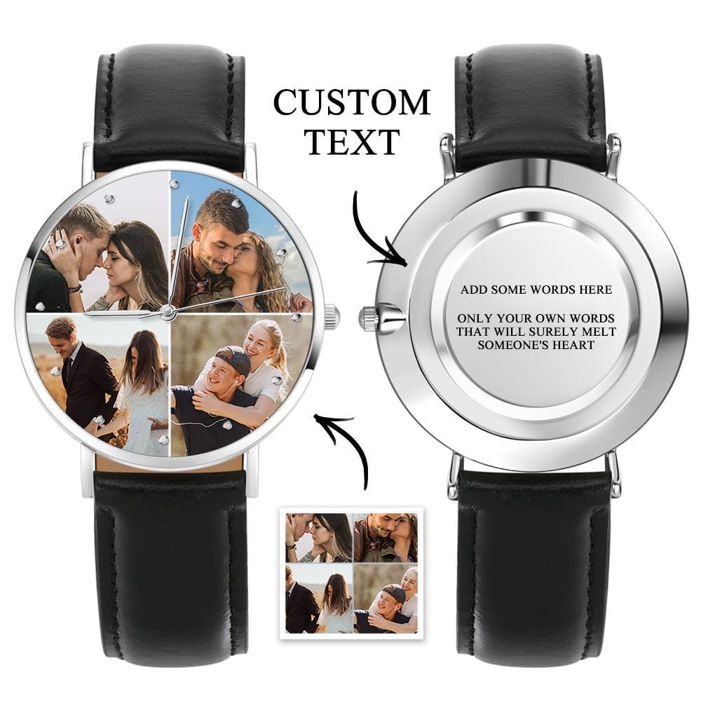 Custom Watches for Men Photo Watch Gifts for Men - Giftlab