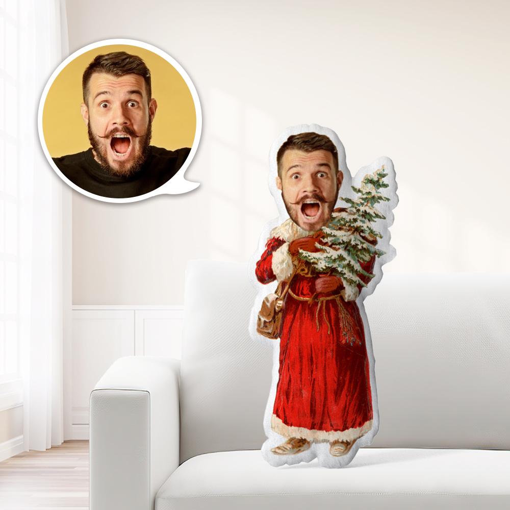 Custom Santa Minime Throw Pillow Unique Personalized Santa Minime Throw Pillow Give Your Child The Most Meaningful Gift - Giftlab