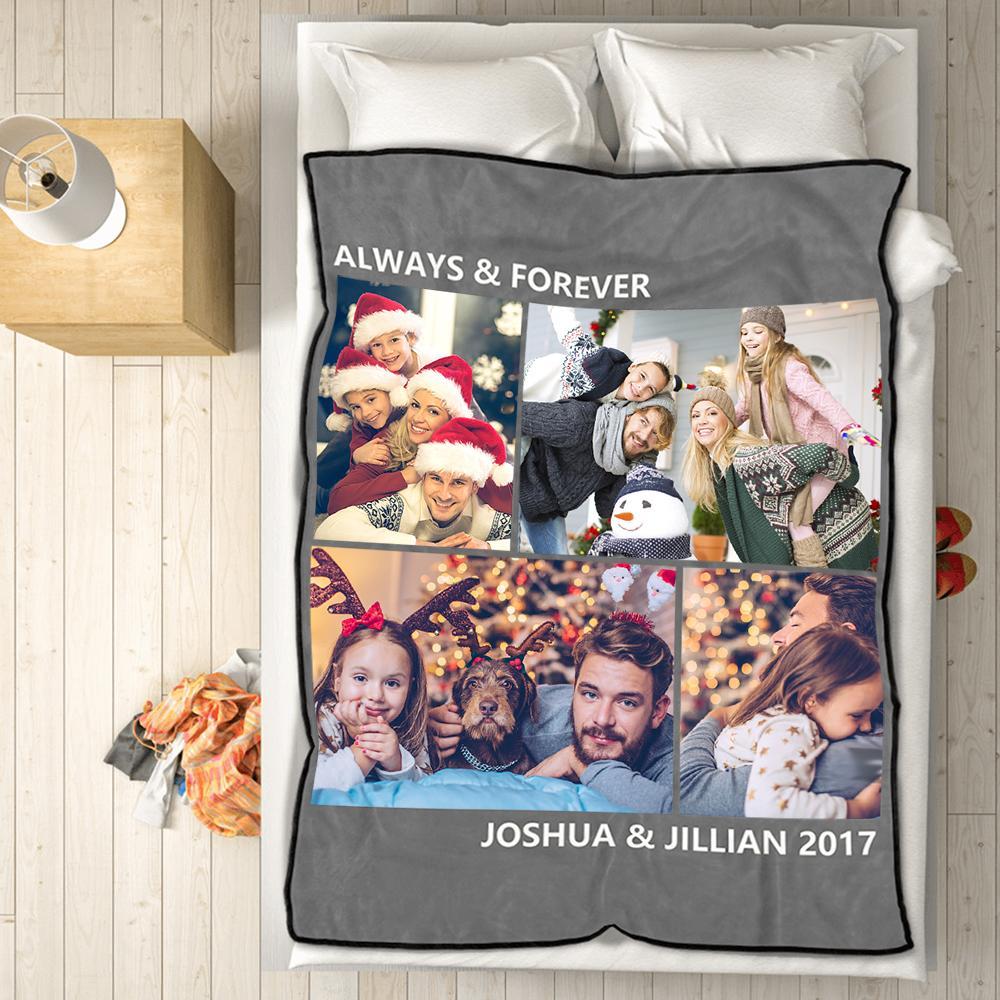 Personalized Photo Blanket Christmas Gifts - Giftlab