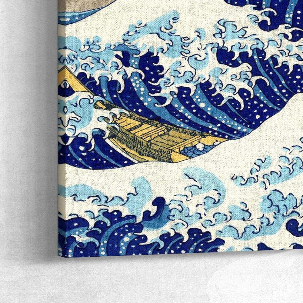 Photo Canvas Prints The Great Wave Off 3 Frameless Wall Decorations Living Room Gifts - Giftlab