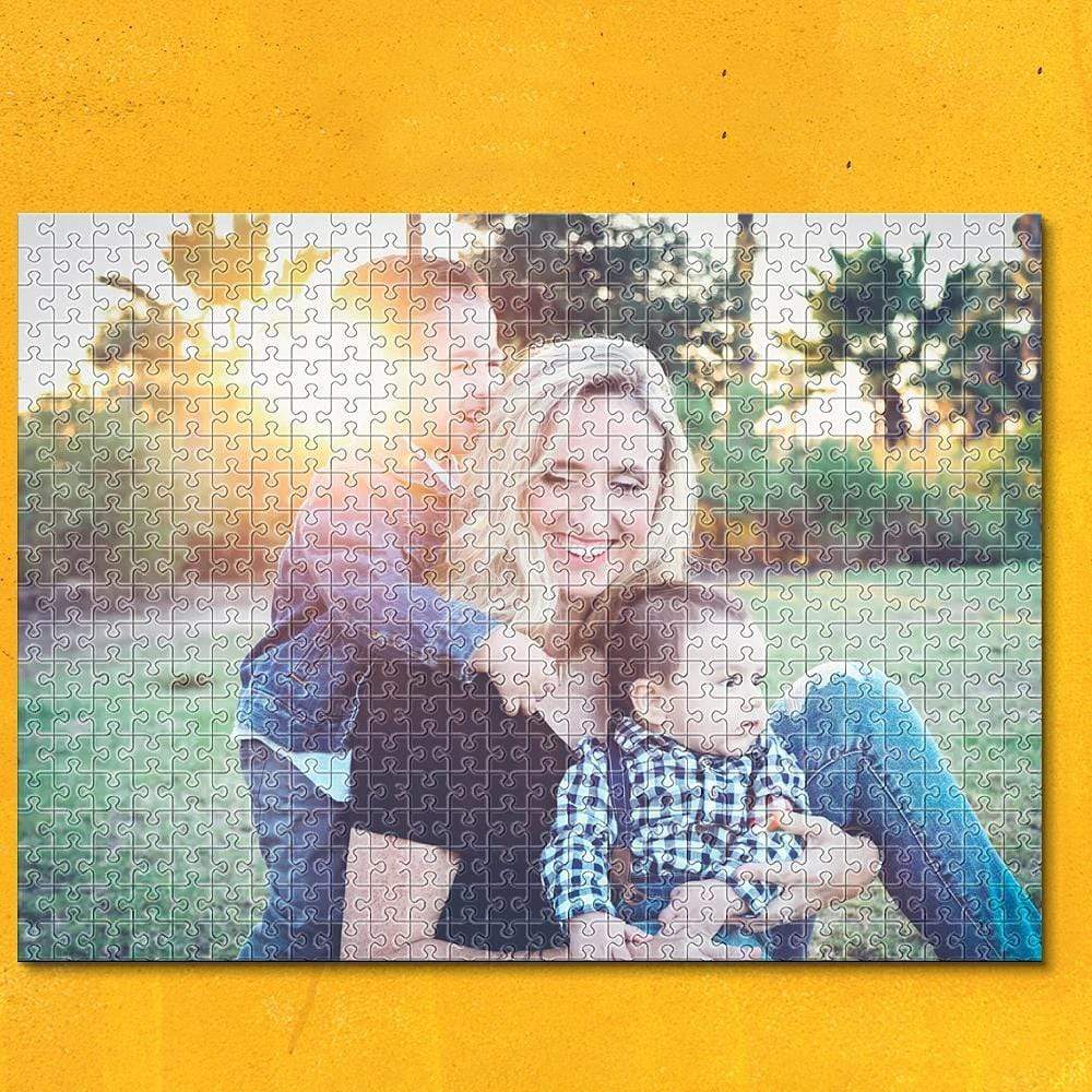 Father's Day Puzzle Personalized Puzzle Father's Day Gift From Kid (35-1000pcs) - Giftlab