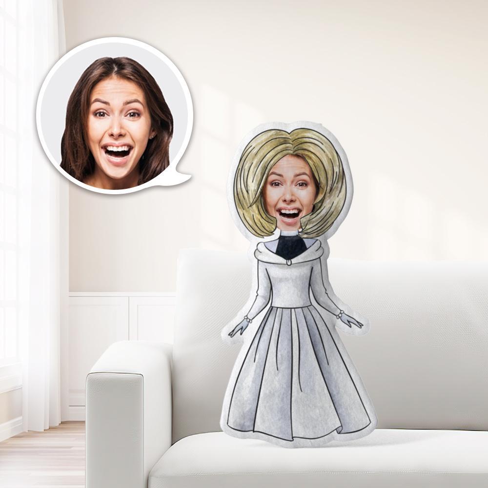 Halloween Throw Pillow Customized Cushions Halloween Gifts for Kids Girl in White Skirt Gift For Kid - Giftlab