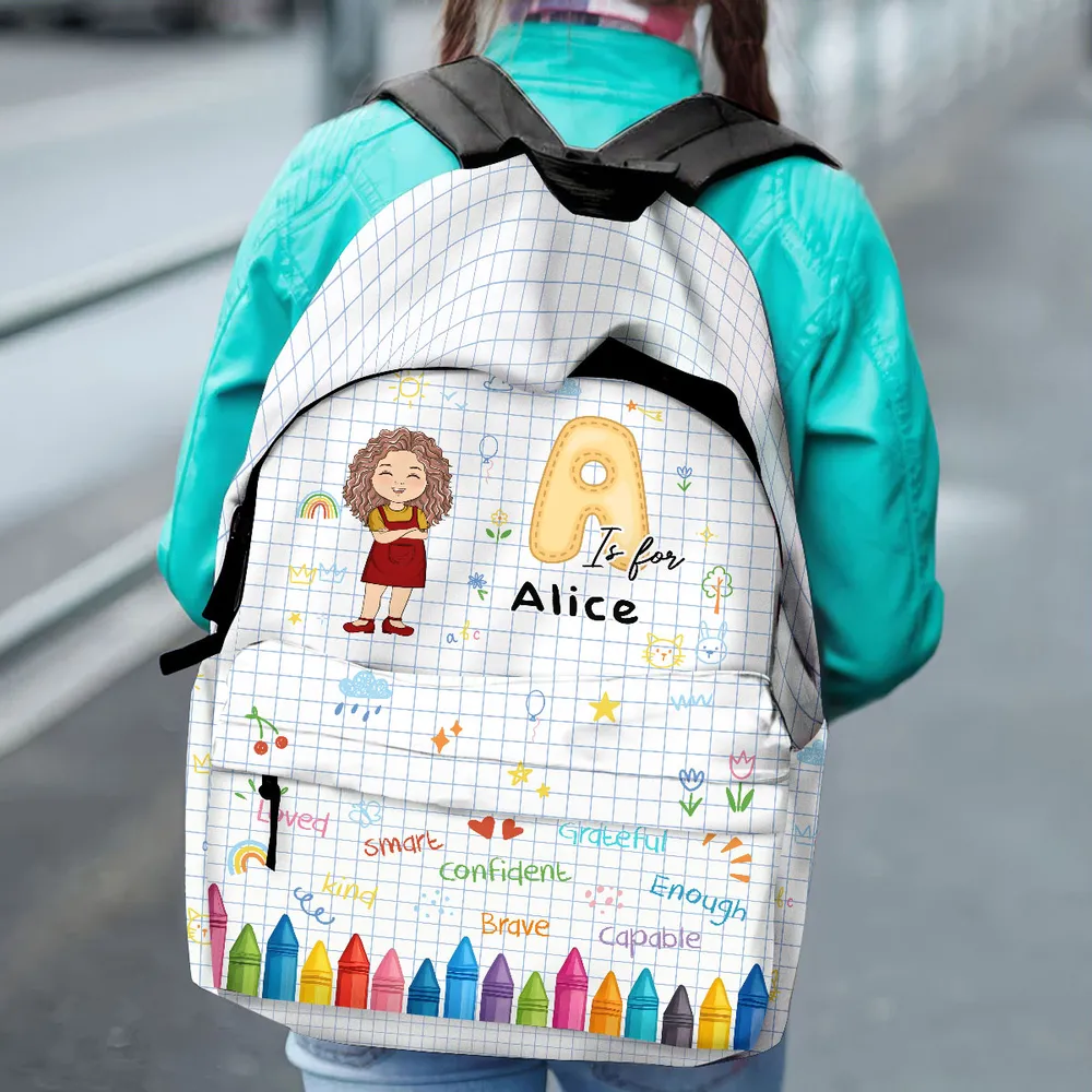 Back To School - Personalized Custom Backpack