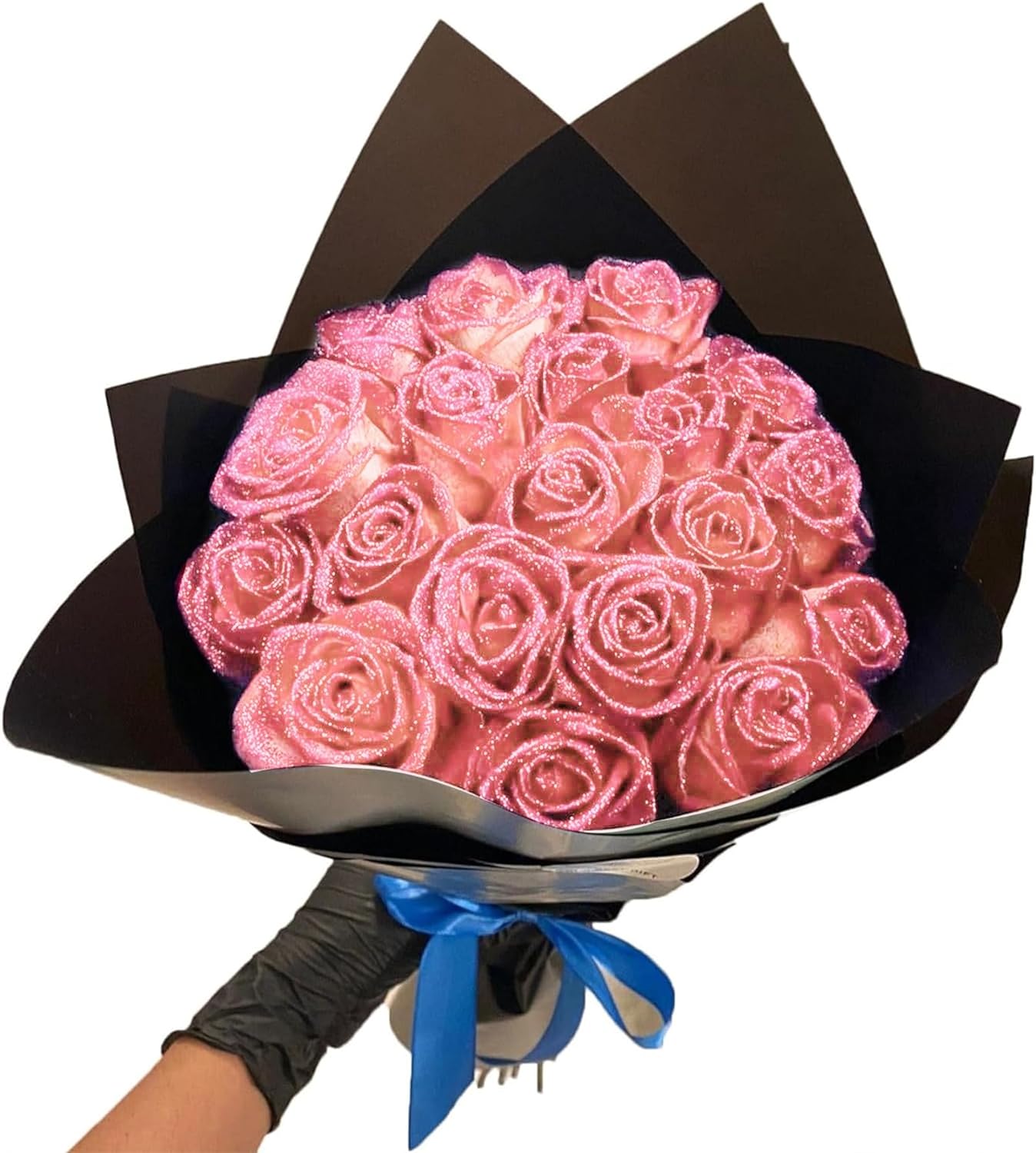 Mother's Day Gifts Glitter Rose Bouquet Best Anniversary Gifts for Her - Giftlab