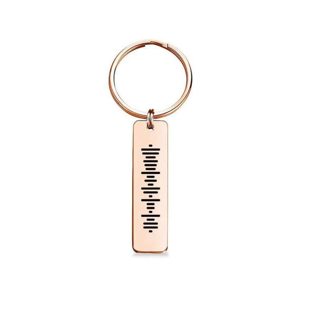 Music Keychain Custom Music Code Keychain Gifts for Friend - Giftlab