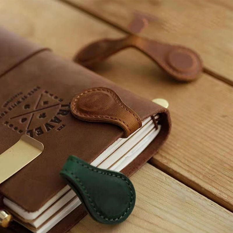 Magnetic Leather  Bookmark Motivational Book Marker Clip Gift for Book Lover Readers - Giftlab