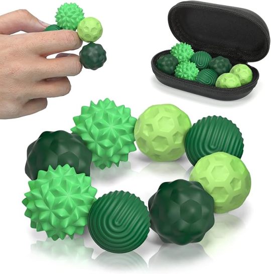 Magnetic Fidget Ball Toys for Adults and Teens 8Pcs Sensory Balls for Office Stress Relief Anxiety