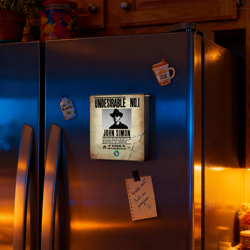 Personalized Undesirable No.1 Fridge Magnet Custom Photo & Name Ministry of Magic Wanted Poster Gift