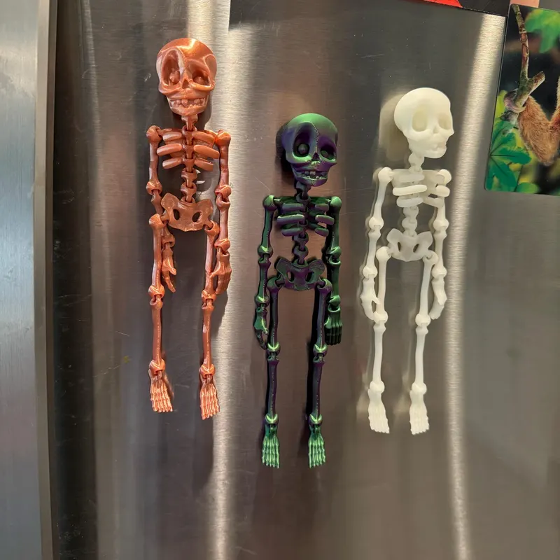 Skull Luminous Fridge Magnet Funny Prank Fun Fridge Magnet Halloween Gift - GiftlabUS