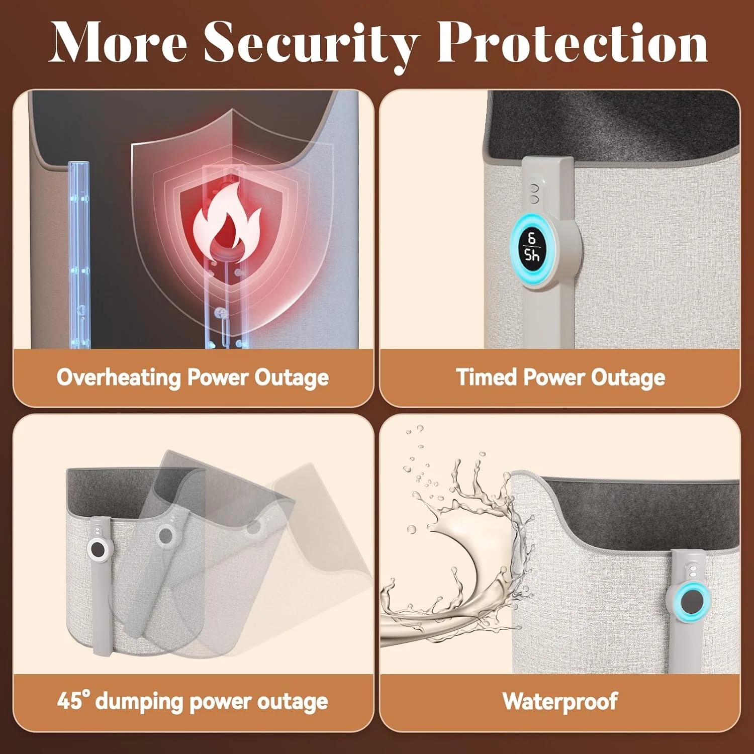 Foot Warmer Wrap 360 ° Heating Device under the Desk, Winter Foot Warmer, Leg Warmer, Foot Warmer Gadget.