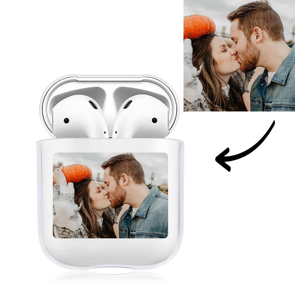 Photo Earphone Case for AirPods Couples Gift, Earphone Cover Protective Cover - Transparent - Giftlab