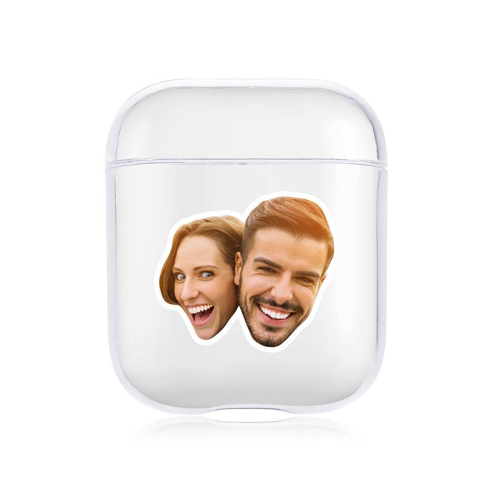 Custom Photo Earphone Case for AirPods Couple's Gift Transparent - Avatar - Giftlab
