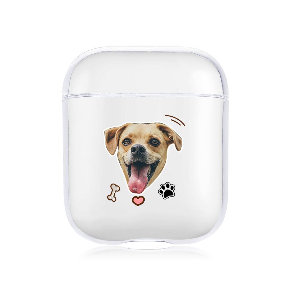 Custom Photo Earphone Case for AirPods Cute Dogs Transparent - Avatar - Giftlab